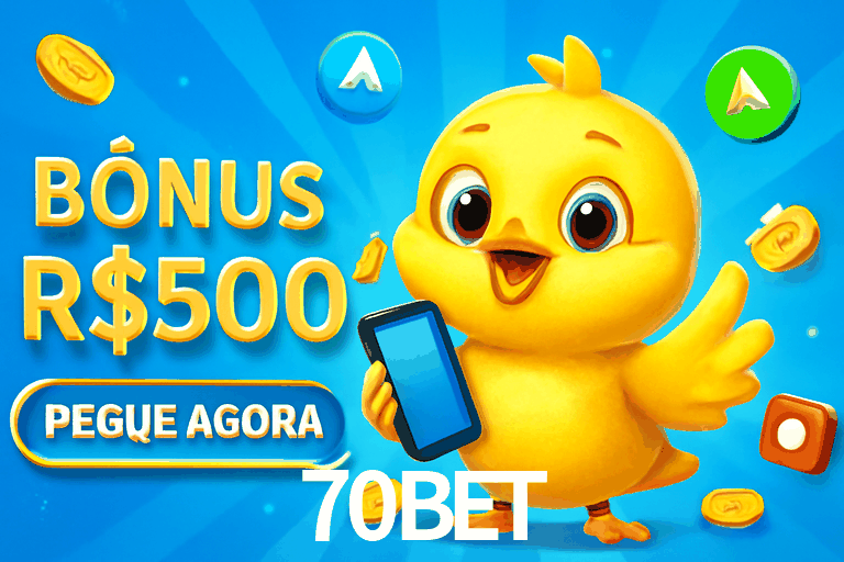 APP oficial da 70bet para mobile
